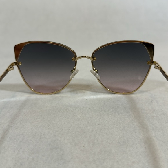 DIFF Eyewear Cora Sunglasses Gold + Blue to Lavender flash New in Box - Picture 6 of 12